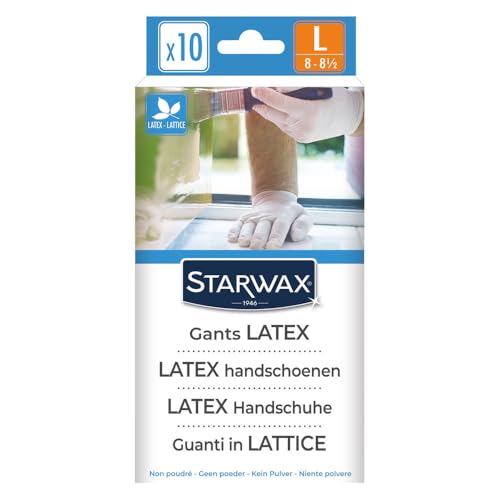 Accessoires de ménage Starwax GANTS LATEX RENFORCE TAILLE L... - Beauté & Parfums Amazon France à 6.49€