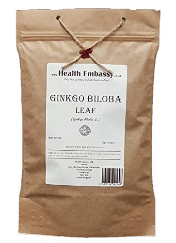 Health Embassy Ginkgo Biloba Leaf (Ginkgo biloba L) (100g) - Amazon Royaume-Uni à 6.45€