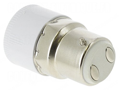 Vision-EL 773991 Adaptateur de culot B22 a E14, Aluminium... - Bricolage & Outils Amazon France à 2.58€