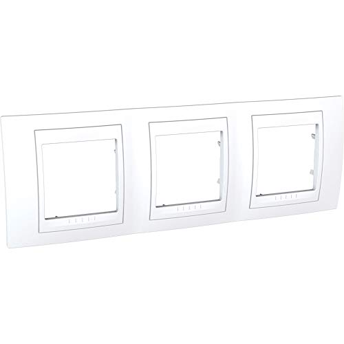 plaque schneider unica - 3 postes - 3 x 2 modules... - Fournitures Bureau en promo à 1.60€