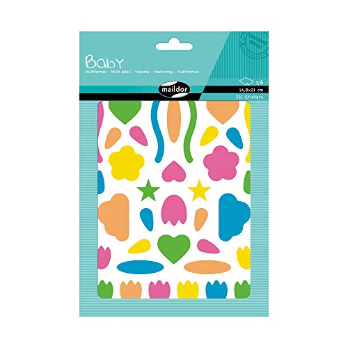 Maildor AE049O -Adesivi 3D Baby - 6 Fogli 14,8 x 21cm - a... - Baby & Nursery Amazon Italy à 4.98€