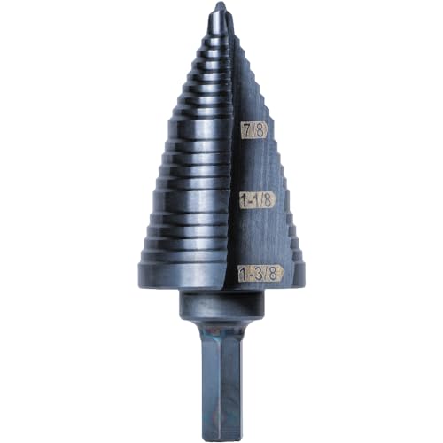 Step Drill Bit #15 Double Fluted 7/8 To 1-3/8-Inch KLEIN... - DIY & Tools Amazon UK à 26.97€