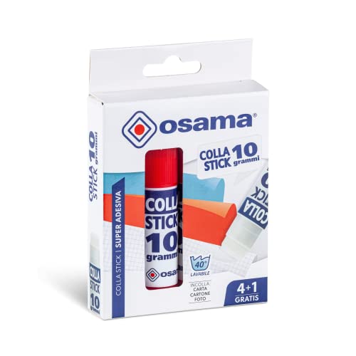 OSAMA - Colla Stick Extra Forte, 4 Pezzi + 1 Gratis, 10 gr... - Bébé & Puériculture Amazon Italie à 3.90€