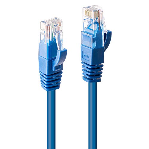 LINDY 48015 0.3m Cat.6 U/UTP Netzwerkkabel, blau - Sports & Fitness en promo à 2.49€