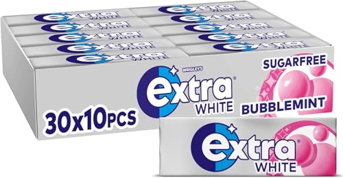 Wrigley’s Extra White Chewing Gum, Bubblemint Flavour, 30... - Maison & Cuisine en promo à 15.49€