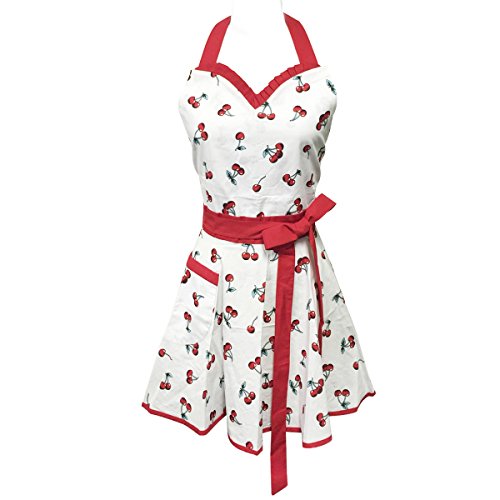 Wrapables Apron, Cotton, Sweet Cherries, One Size - Amazon Royaume-Uni à 11.85€