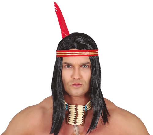 Guirca Fiestas GUI4167 – Perruque Indienne avec Plume... - Jouets & Jeux Amazon France à 6.99€