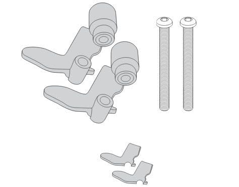 KIT PER MONTARE IL PLR5118 IN PRESENZA DEL MANIGLIONE DI... - Auto & Moto en promo à 13.14€