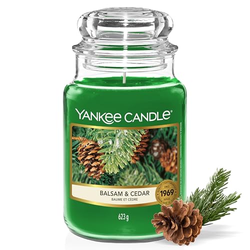 Yankee Candle Bougie parfumée | Grande bougie en pot Baume... - Beauty & Fragrances Amazon France à 25.19€
