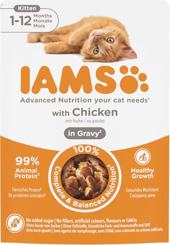 Iams Delights Kitten & Junior With Chicken In Gravy Comida... - Animalerie en promo à 4.75€