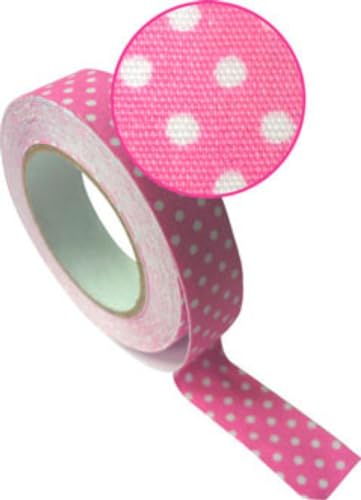 Nastro adesivo in tessuto di 15 mm – Rosa pois '5 M - Loisirs Créatifs Amazon Italie à 1.55€