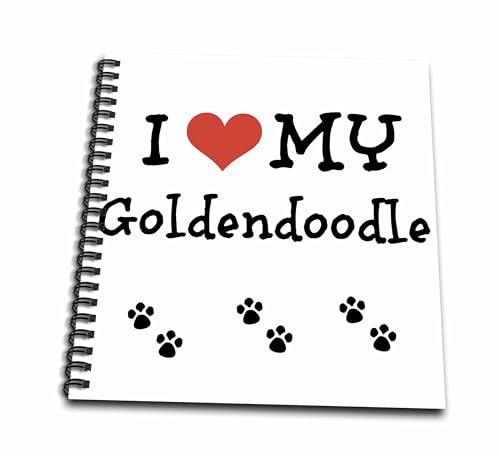 3dRose db 183658 _ 2 I Love My Golden Doodle de Libro, 12... - Maison & Cuisine Amazon Espagne à 50.69€
