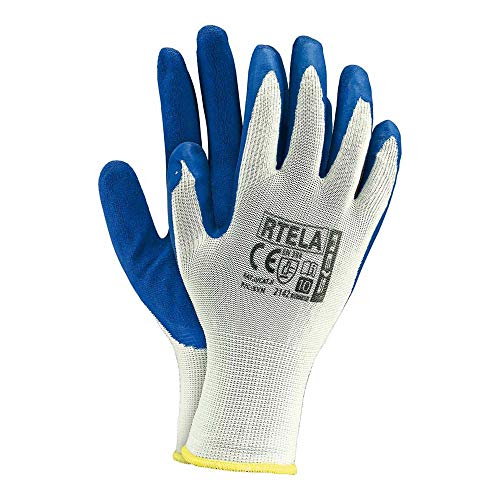 Reis RTELA8 Lot de 12 gants de protection Blanc/bleu 8... en promo à 2,99€ (-64%) sur Amazon FR
