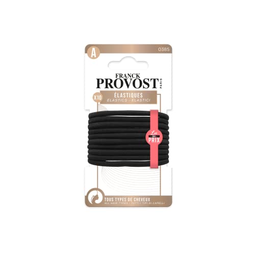 Franck Provost - Lot de 10 Élastiques pour Cheveux - Noir... - Amazon France à 2.18€