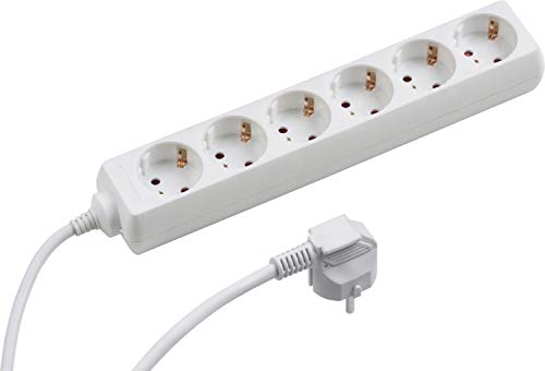 Meister 7430040 - Ciabatta 6 volte, 5 m, bianco, - Sports & Fitness Amazon Italie à 18.00€