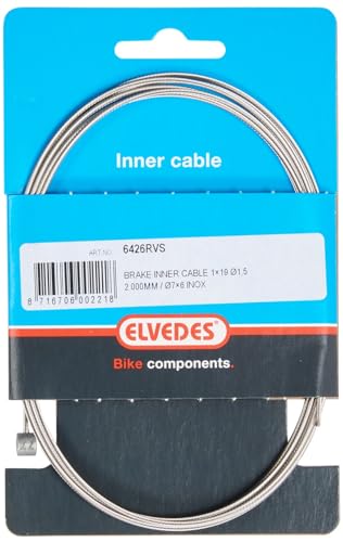 Elvedes 19 Strands Bremsinnenzug Schwarz Einheitsgröße - Sports & Fitness en promo à 2.66€