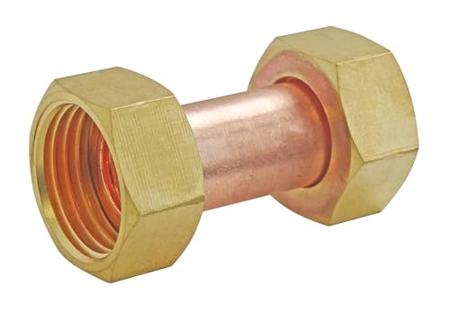 Raccord 2 Ecrous laiton douille cuivre 20X27 15X21 - Bébé & Puériculture Amazon France à 6.40€