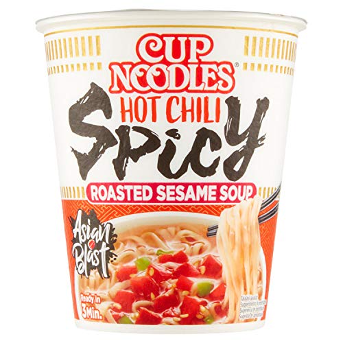 Nissin Zuppa di Noodle Piccante Istantanei, 66g - Épicerie Amazon Italie à 1.30€