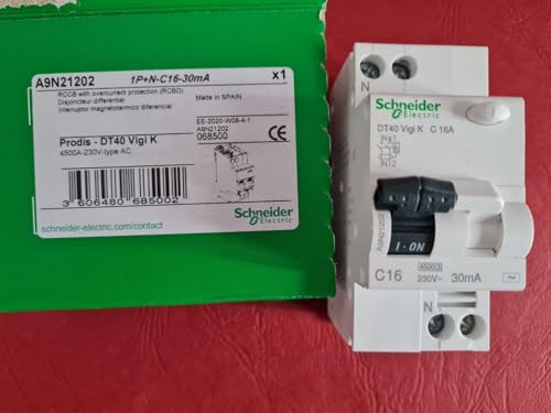 DT40VIGIK 1P+N 16A 30mA - Fournitures Bureau Amazon France à 24.92€
