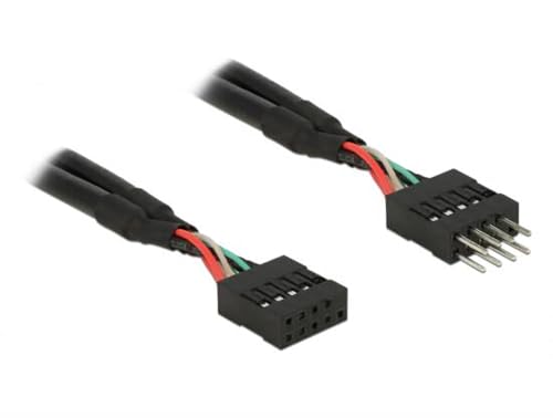 DeLOCK 0.25m 2xUSB2.0 câble USB 0,25 m Noir - Câbles USB... - High-Tech & Électronique Amazon France à 8.08€