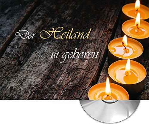Der Heiland ist geboren (Lied) (CD-Card) (Motiv Teelichter) - Amazon Allemagne à 4.20€