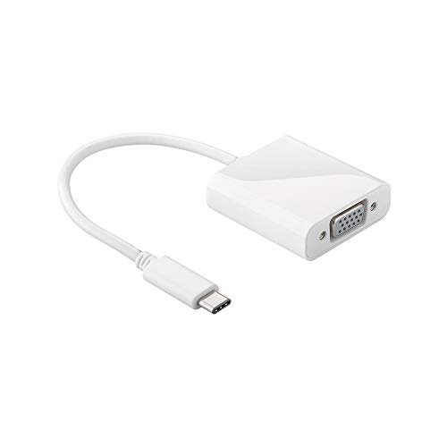 Goobay 66260 Adattatore da USB-C a VGA, Bianco, 0.2 m... - High-Tech & Électronique Amazon Italie à 9.18€