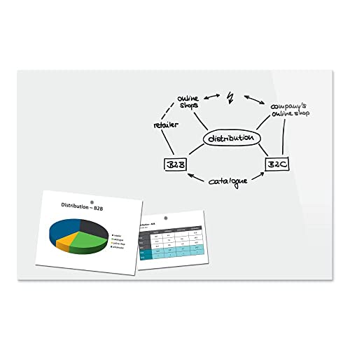 Be!Board B1300 Magnetic Glass Board / Magnetic PinBoard... - Sports & Fitness Amazon UK à 91.28€