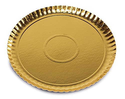 Guardini, Set de 3 plateaux Ø 31 cm, Jetable, Carton, Or... - Maison & Cuisine Amazon France à 7.92€