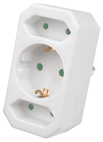 HEITECH 4003417 3 Fach Steckdosenadapter - TÜV geprüfte... - High-Tech & Électronique Amazon Allemagne à 1.99€