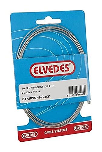 Elvedes 49 Strands Slick Schaltinnenzug Schwarz 2250 mm lang - Sports & Fitness Amazon Germany à 5.46€