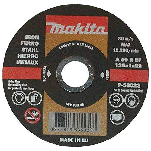 Makita P-53017 - Disco de corte metal 115mm x 1.6mm - Bricolage & Outils Amazon Espagne à 1.40€