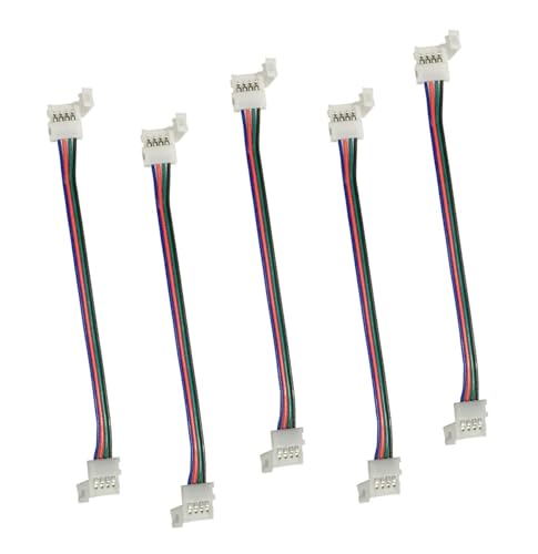 LitaElek, 5 strisce LED SMD 5050, RGB, con connettore... - Bon plan à 13.26€