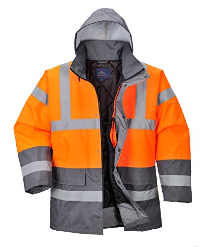 Portwest Parka Bicolor Traffic, De Alta Visibilidad... - Bricolage & Outils Amazon Espagne à 24.38€