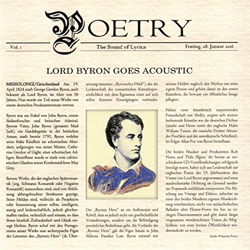 Lord Byron Goes Acoustic - Musique & Instruments Amazon Italie à 14.16€