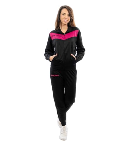 Givova Visa Tracksuit, Man, Multicolor (Nero/Arancione... - Amazon Royaume-Uni à 8.75€