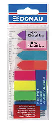 DONAU 7579001PL-99 Haftstreifen/Haftmarker, PP, 12 x 45... - Auto & Moto Amazon Allemagne à 3.00€