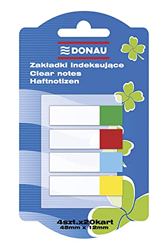 DONAU 7568001PL-99 Haftstreifen/Haftmarker, PP, 12 x 45 mm... - Auto & Moto Amazon Allemagne à 2.30€