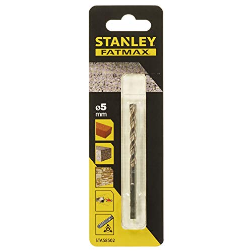 STANLEY STA58502-QZ Brocas para piedra con vástago de 3... - Auto & Moto Amazon France à 1.89€