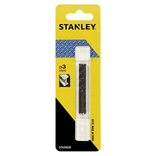 STANLEY STA50020-QZ - 3 Brocas HSS-R laminadas para metal ø... - Bricolage & Outils en promo à 1.74€