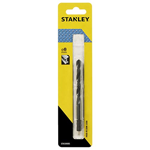 STANLEY STA50085-QZ - Broca HSS-R laminada para metal ø 8mm - Bricolage & Outils Amazon Espagne à 1.37€