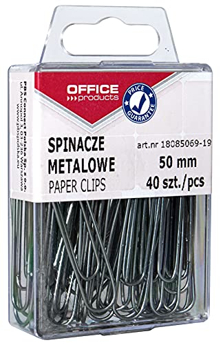 Office Products 18085069 – 19 metal Clips lisa en la caja... - Nouvelle promo Amazon à 0.60€
