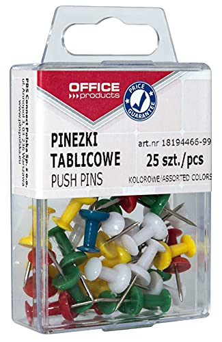 Office Products 18194466-99 - Punte per bacheca, 25 pezzi... - Animalerie Amazon Italie à 4.91€