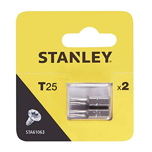 STANLEY - 2 Embouts Torx 25mm - STA61063-XJ - Bricolage & Outils Amazon France à 1.36€
