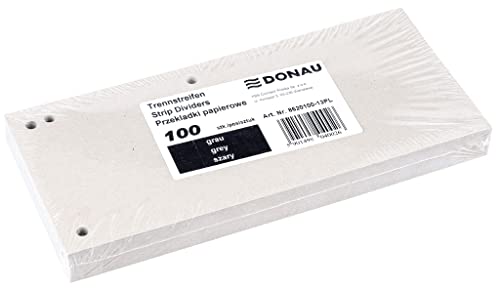 Donau Paquete de 100 separadores de color gris 1/3 A4 de... - Maison & Cuisine Amazon Espagne à 4.58€