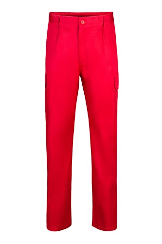 VELILLA 345 Pantalón Multibolsillos, Color Rojo, Talla 56 - Mode & Vêtements Amazon Espagne à 14.37€