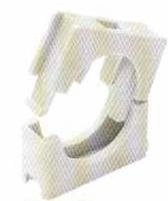 Schlauchbefestigung geschlossen, aus Nylon - Jardin & Extérieur en promo à 0.50€