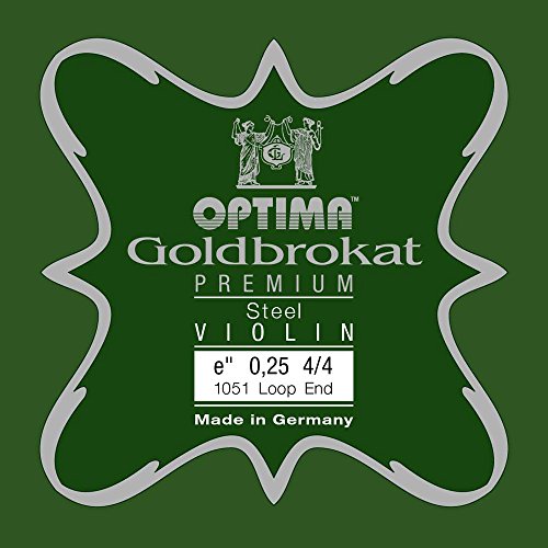 Optima Cordes pour violon Brocart doré Premium 4/4 E 0,25 S - Auto & Moto Amazon France à 3.32€