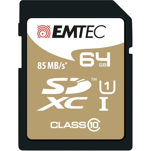 Emtec SDXC 64GB UHS1 U1 EliteGold - Maison & Cuisine Amazon Espagne à 11.99€