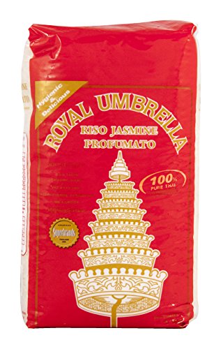 Royal Umbrella Arroz tailandés Hom Mali, Jasmine - 1000 gr - Jardin & Extérieur Amazon Espagne à 3.00€
