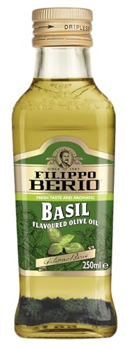 Filippo Berio Basil Extra Virgin Olive Oil 250 ml - Auto & Moto Amazon Royaume-Uni à 5.95€